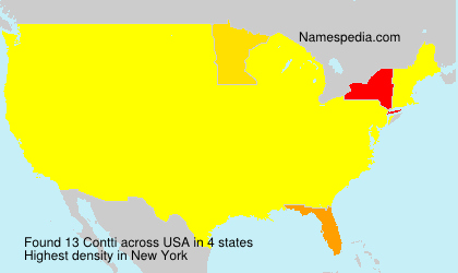 Surname Contti in USA Surname Contti in USA