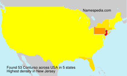Surname Conturso in USA Surname Conturso in USA