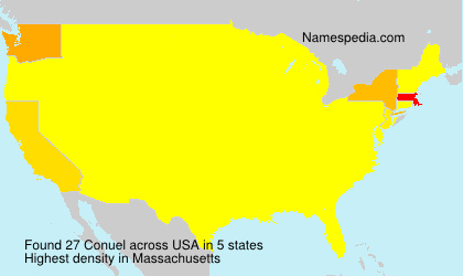 Surname Conuel in USA Surname Conuel in USA