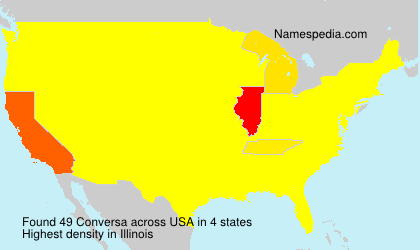 Surname Conversa in USA Surname Conversa in USA