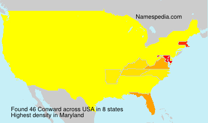 Surname Conward in USA Surname Conward in USA