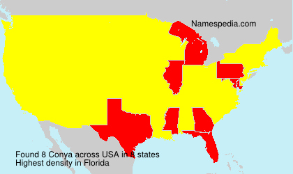 Surname Conya in USA Surname Conya in USA