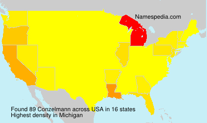 Surname Conzelmann in USA Surname Conzelmann in USA