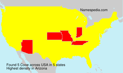 Surname Cooe in USA Surname Cooe in USA