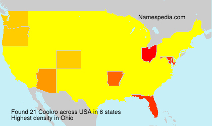Surname Cookro in USA Surname Cookro in USA