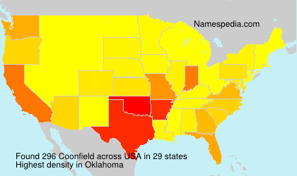 Surname Coonfield in USA Surname Coonfield in USA