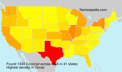 Surname Coonrod in USA Surname Coonrod in USA