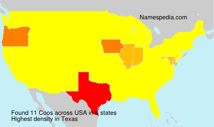 Surname Coos in USA