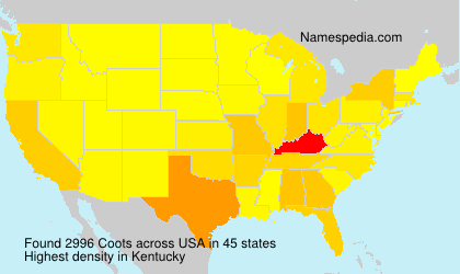 Surname Coots in USA Surname Coots in USA