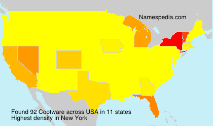 Surname Cootware in USA Surname Cootware in USA