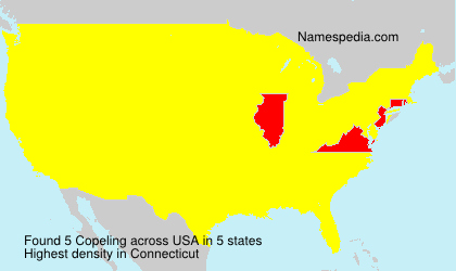 Surname Copeling in USA Surname Copeling in USA