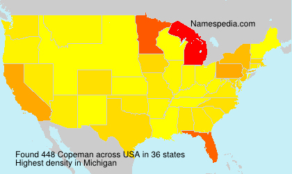 Surname Copeman in USA Surname Copeman in USA