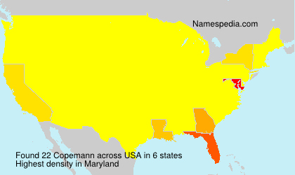 Surname Copemann in USA Surname Copemann in USA