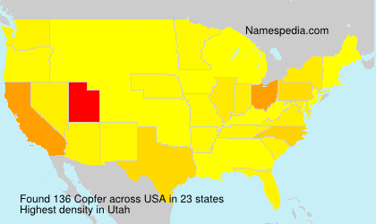 Surname Copfer in USA Surname Copfer in USA