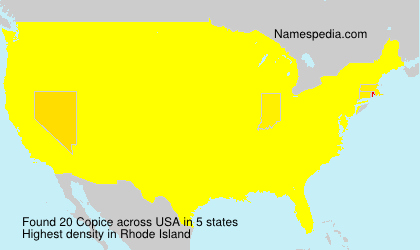 Surname Copice in USA Surname Copice in USA