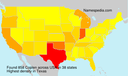 Surname Coplen in USA Surname Coplen in USA