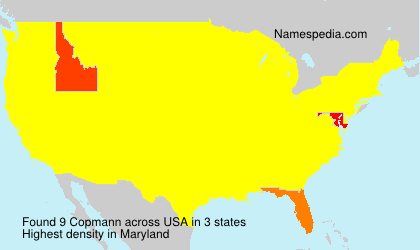Surname Copmann in USA Surname Copmann in USA