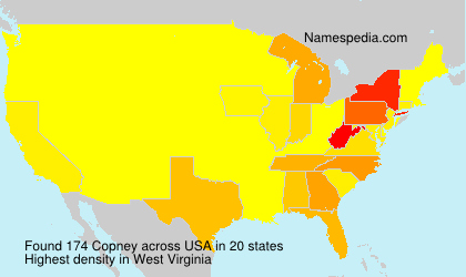 Surname Copney in USA Surname Copney in USA
