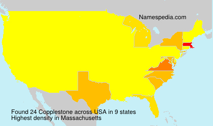 Surname Copplestone in USA Surname Copplestone in USA