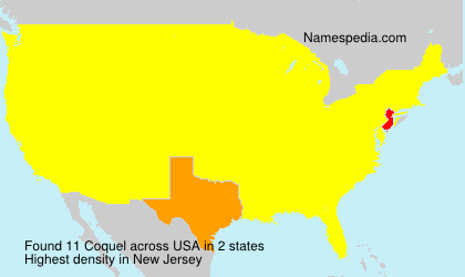 Surname Coquel in USA Surname Coquel in USA