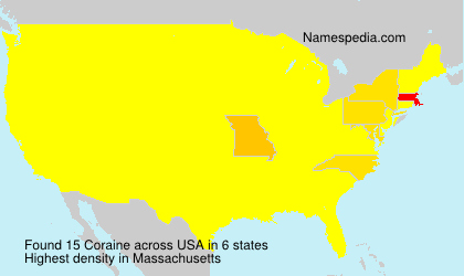Surname Coraine in USA Surname Coraine in USA