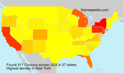 Surname Corazza in USA Surname Corazza in USA