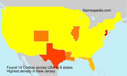 Surname Corbae in USA Surname Corbae in USA