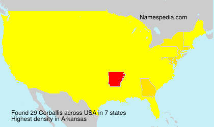 Surname Corballis in USA Surname Corballis in USA