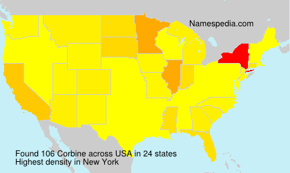 Surname Corbine in USA Surname Corbine in USA