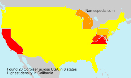 Surname Corbiser in USA Surname Corbiser in USA