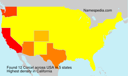 Surname Corcel in USA Surname Corcel in USA
