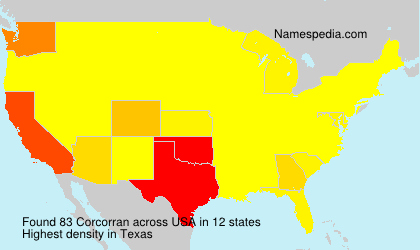 Surname Corcorran in USA Surname Corcorran in USA