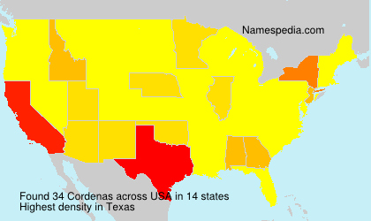 Surname Cordenas in USA Surname Cordenas in USA