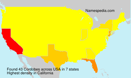 Surname Cordobes in USA Surname Cordobes in USA