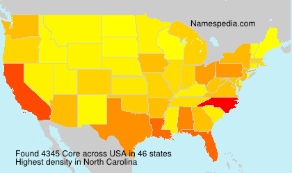 Surname Core in USA Surname Core in USA