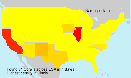 Surname Corelis in USA Surname Corelis in USA