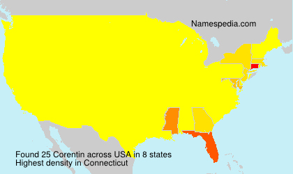 Surname Corentin in USA Surname Corentin in USA