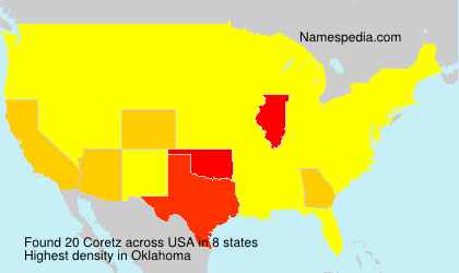 Surname Coretz in USA Surname Coretz in USA