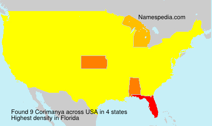 Surname Corimanya in USA Surname Corimanya in USA