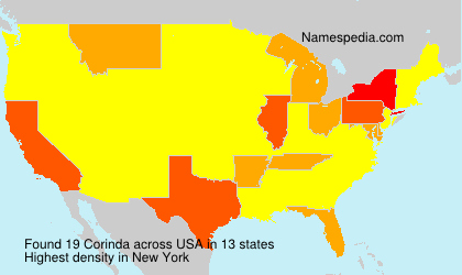Surname Corinda in USA Surname Corinda in USA