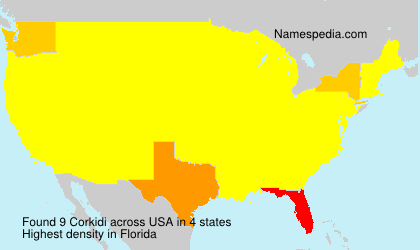 Surname Corkidi in USA Surname Corkidi in USA
