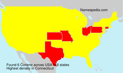 Surname Corlene in USA Surname Corlene in USA