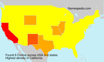 Surname Corline in USA Surname Corline in USA