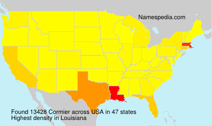 Surname Cormier in USA Surname Cormier in USA