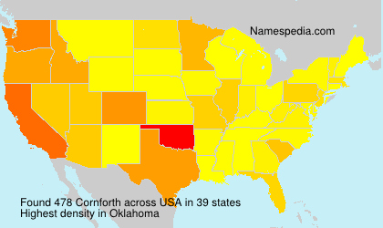 Surname Cornforth in USA Surname Cornforth in USA