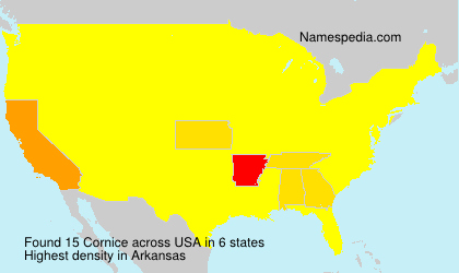 Surname Cornice in USA Surname Cornice in USA