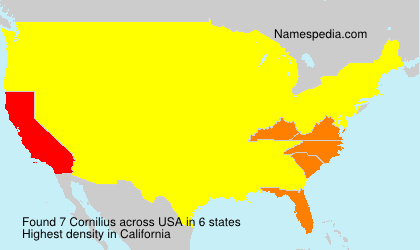 Surname Cornilius in USA Surname Cornilius in USA