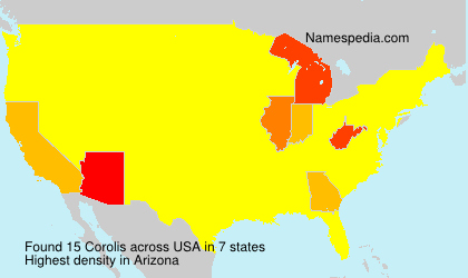 Surname Corolis in USA Surname Corolis in USA