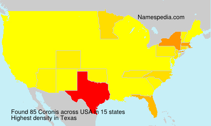 Surname Coronis in USA Surname Coronis in USA