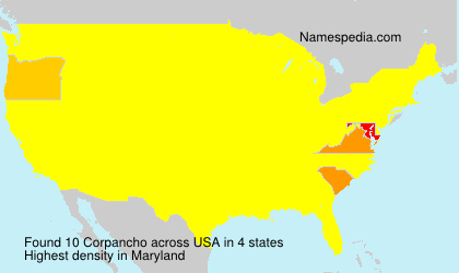 Surname Corpancho in USA